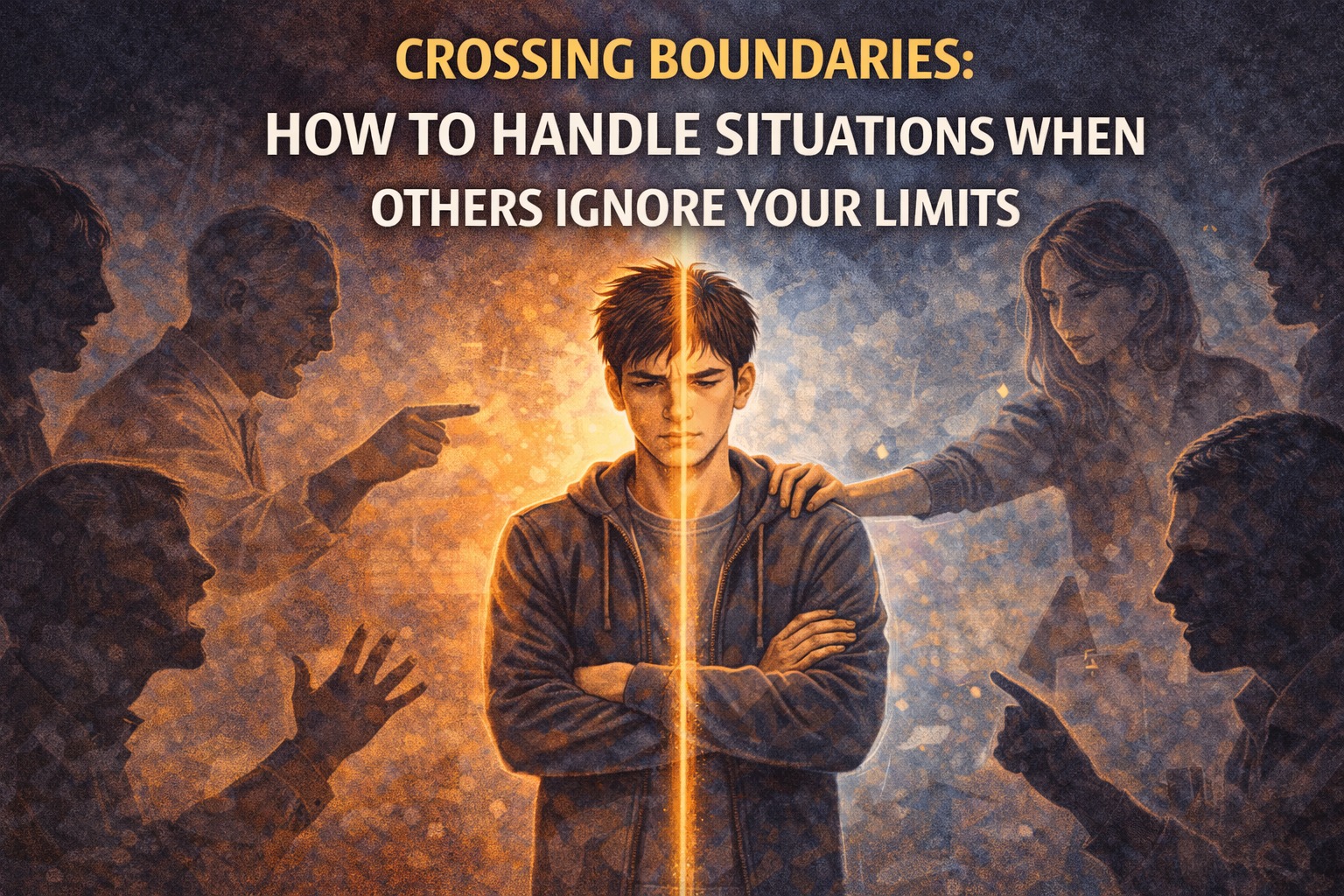 CROSSING BOUNDARIES: HOW TO HANDLE SITUATIONS WHEN OTHERS IGNORE YOUR LIMITS