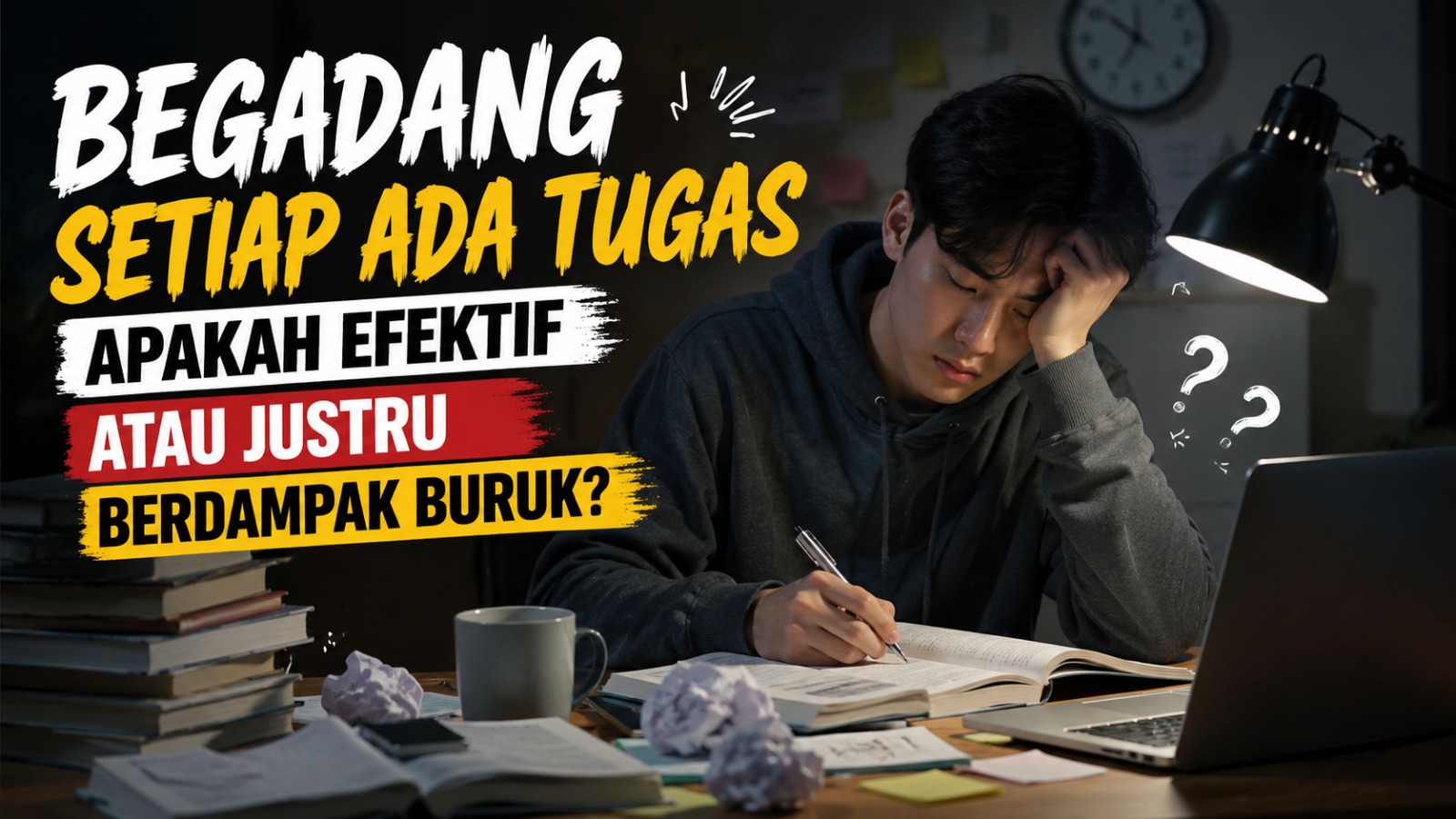 Begadang Setiap Ada Tugas Apakah Efektif atau Justru Berdampak Buruk?