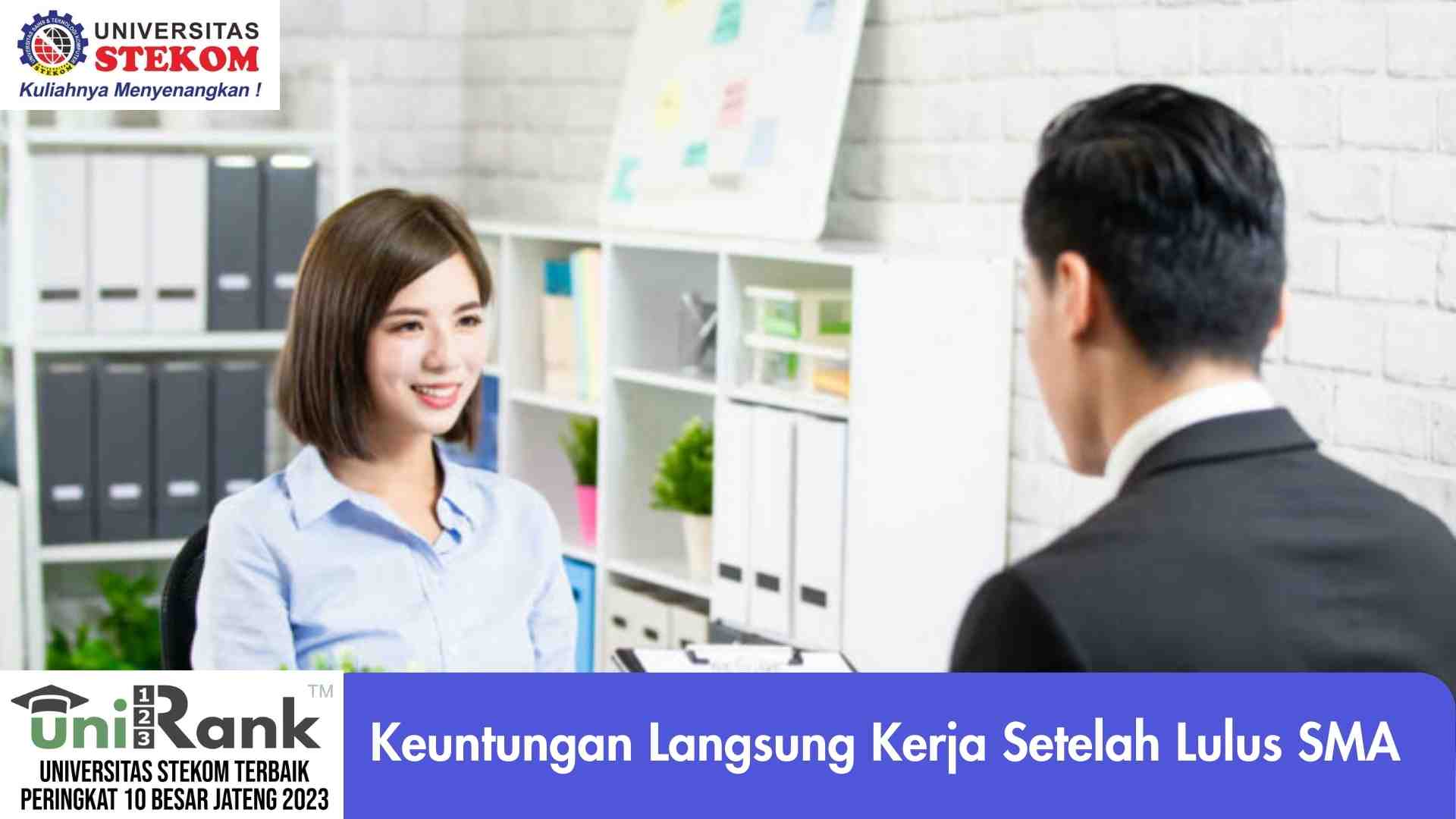 Keuntungan Langsung Kerja Setelah Lulus SMA