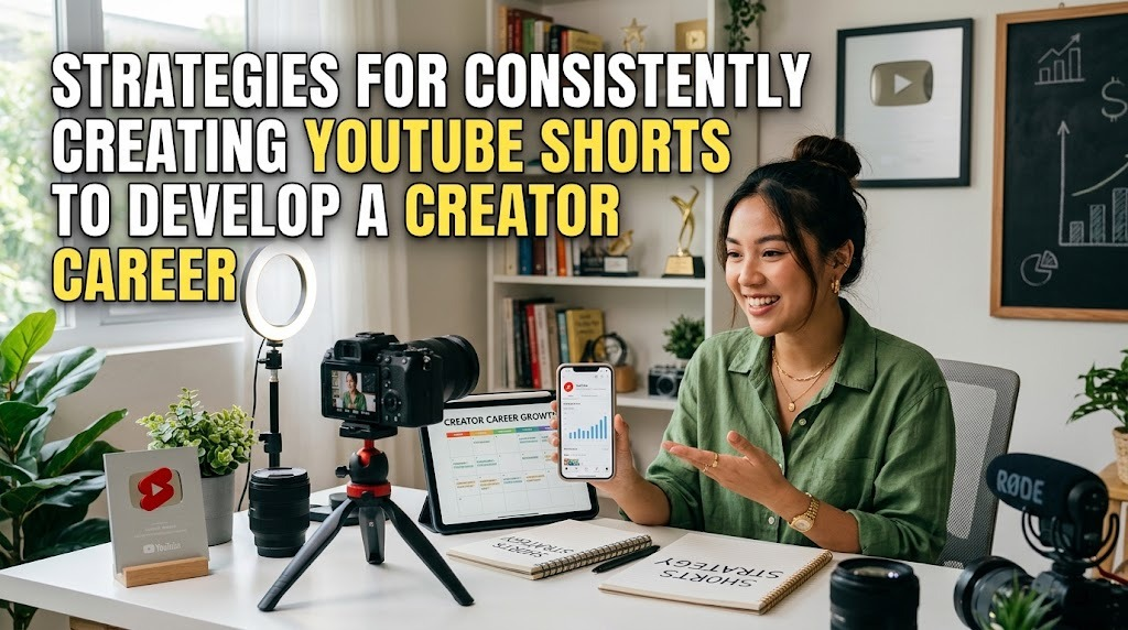 Strategies For Consistently Creating YouTube Shorts To Develop A Creator Career