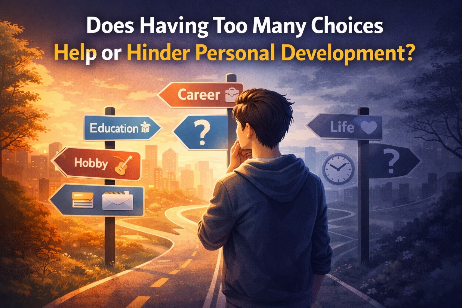 Does Having Too Many Choices Help or Hinder Personal Development?