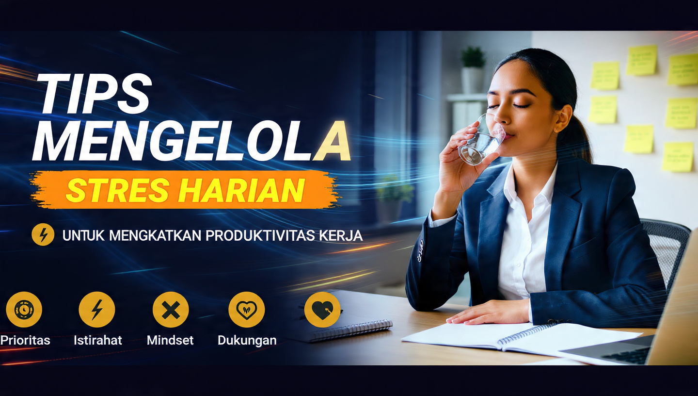 Tips Mengelola Stres Harian Untuk Meningkatkan Produktivitas Kerja