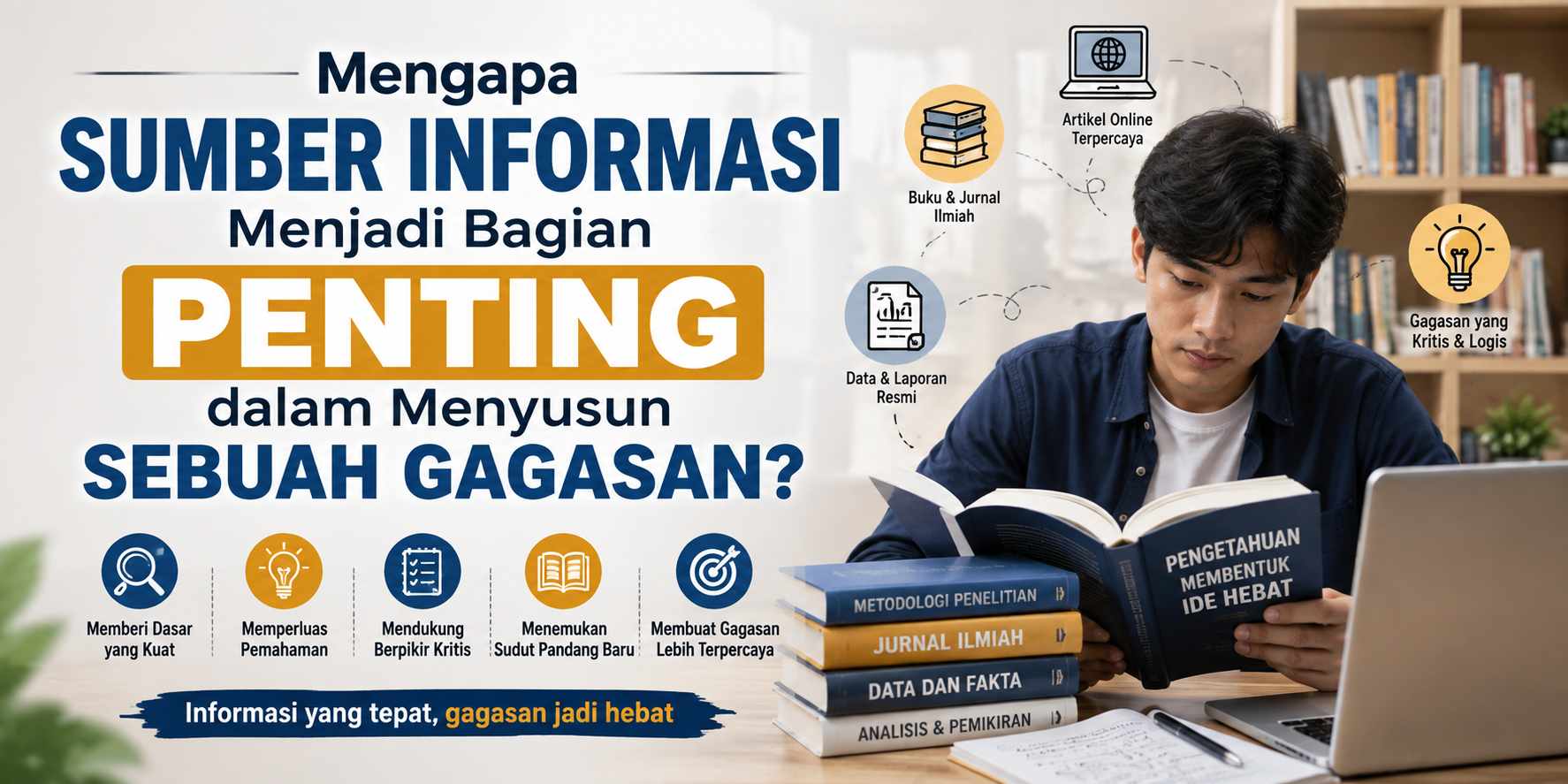 Mengapa Sumber Informasi Menjadi Bagian Penting dalam Menyusun Sebuah Gagasan?