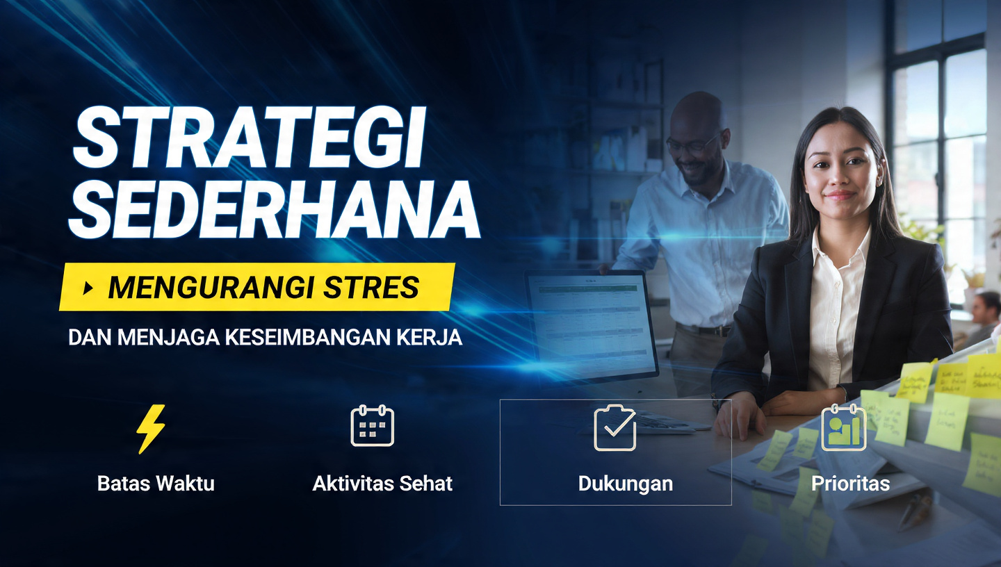Strategi Sederhana Mengurangi Stres Dan Menjaga Keseimbangan Kerja