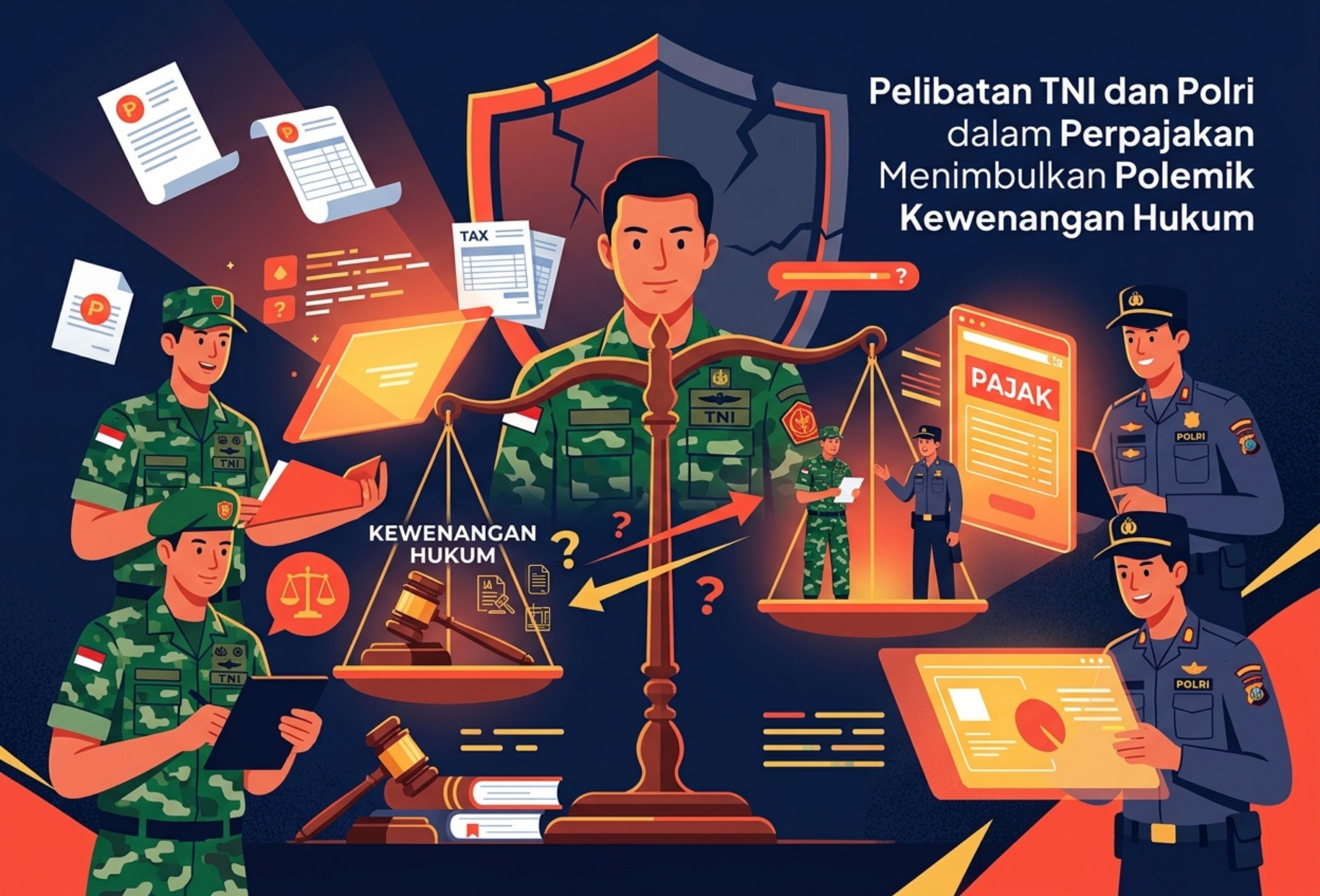 Pelibatan TNI dan Polri dalam Perpajakan Menimbulkan Polemik Kewenangan Hukum