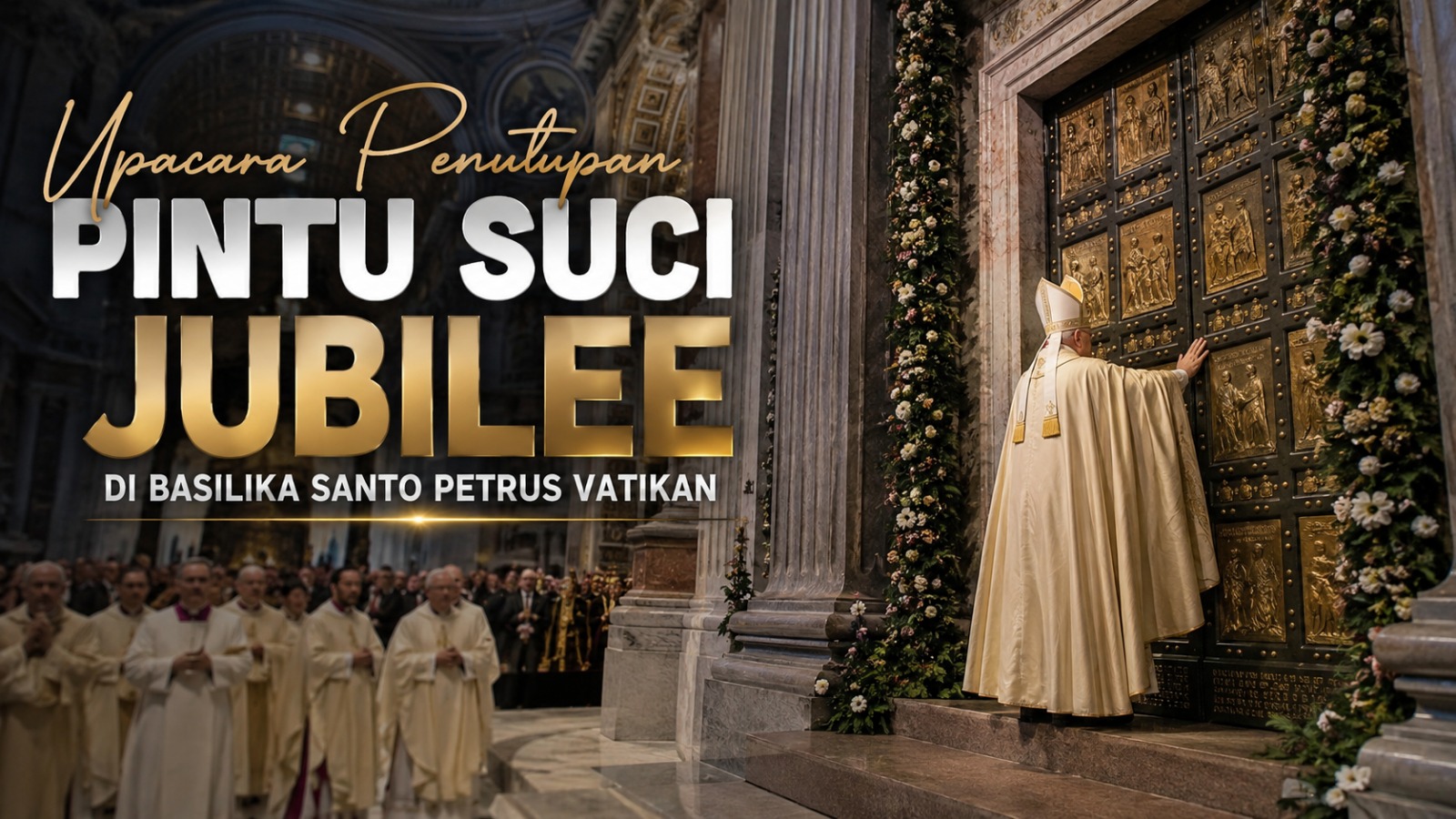Upacara Penutupan Pintu Suci Jubilee di Basilika Santo Petrus Vatikan