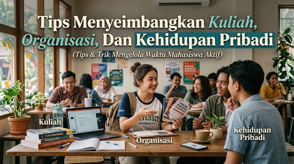 Tips Menyeimbangkan Kuliah, Organisasi, Dan Kehidupan Pribadi