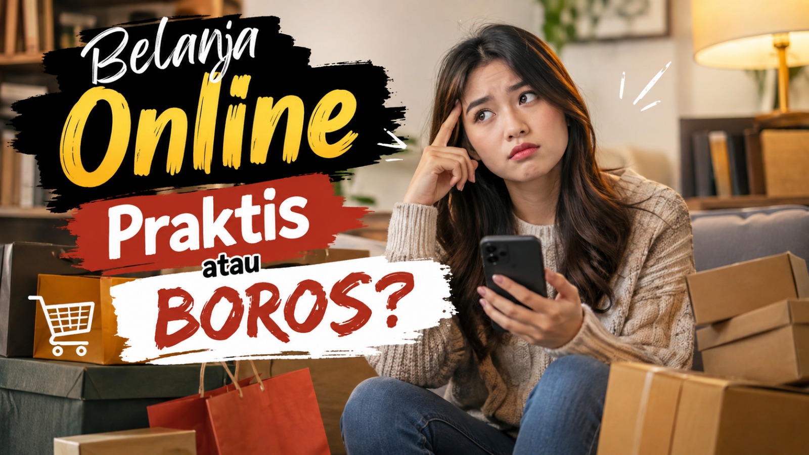 Belanja Online Praktis atau Boros?