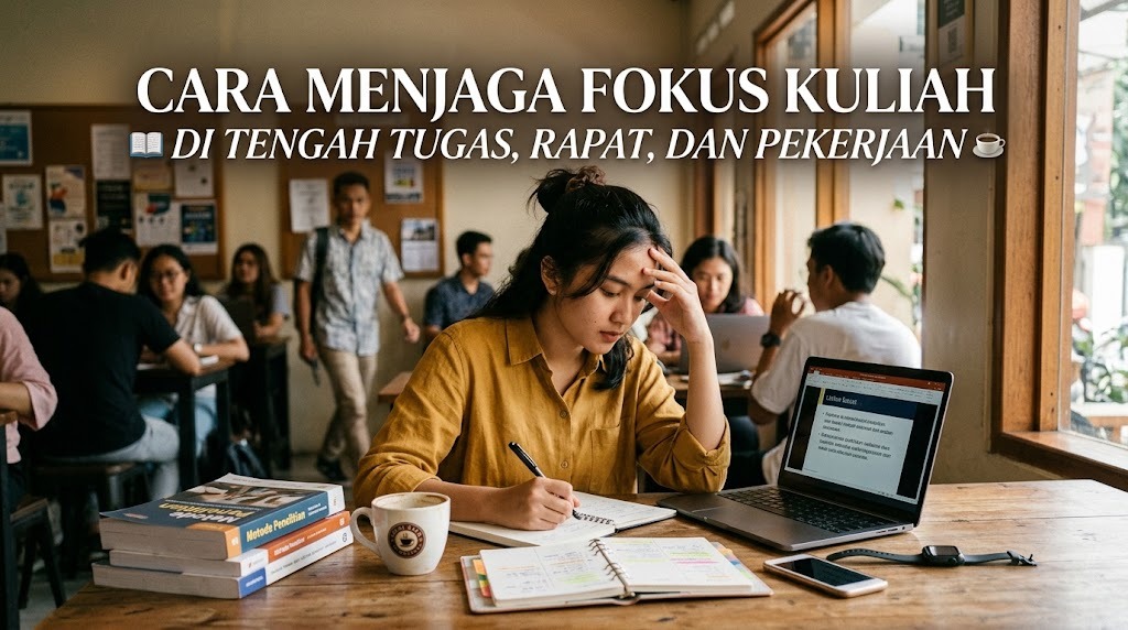 Cara Menjaga Fokus Kuliah Di Tengah Tugas, Rapat, Dan Pekerjaan