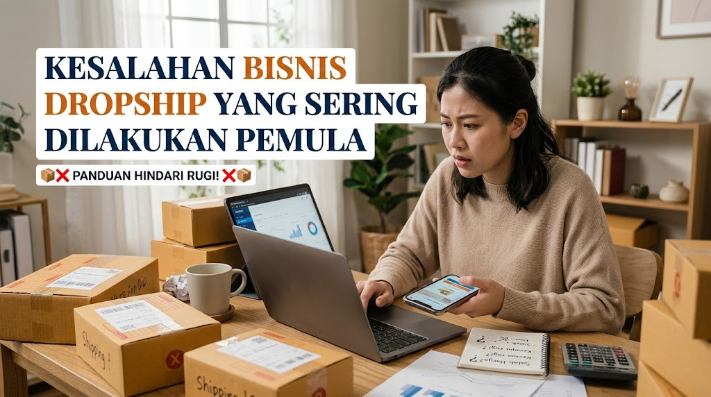 Kesalahan Bisnis Dropship yang Sering Dilakukan Pemula