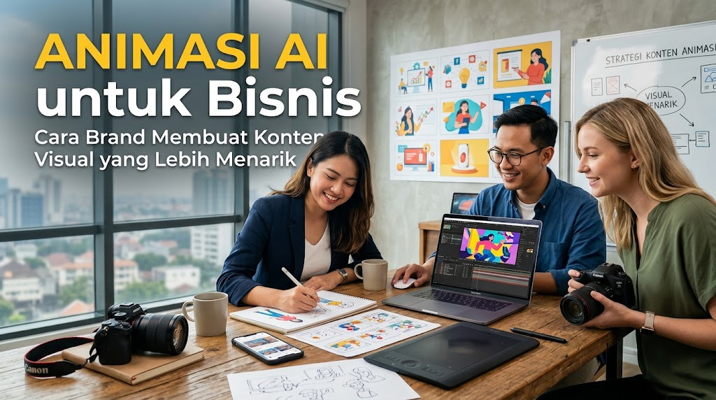 Animasi AI untuk Bisnis Cara Brand Membuat Konten Visual yang Lebih Menarik