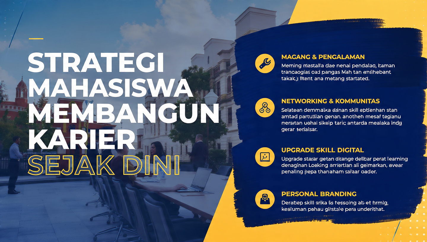 Strategi Mahasiswa Membangun Karier Sejak Dini