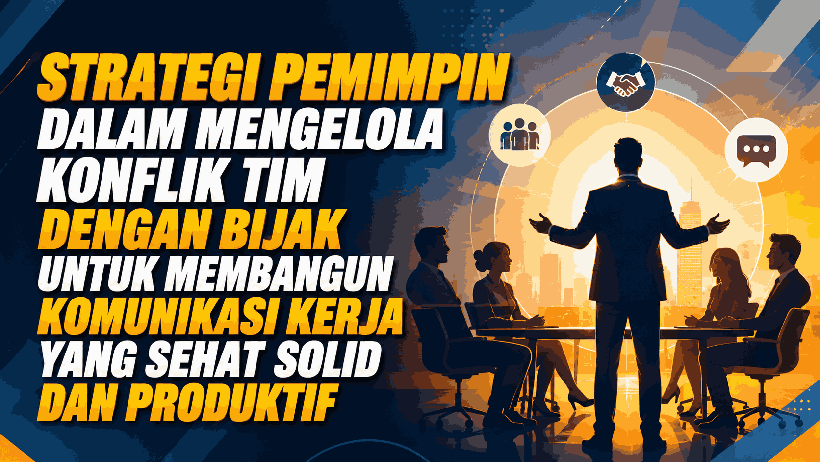 Strategi Pemimpin dalam Mengelola Konflik Tim agar Tetap Solid dan Produktif