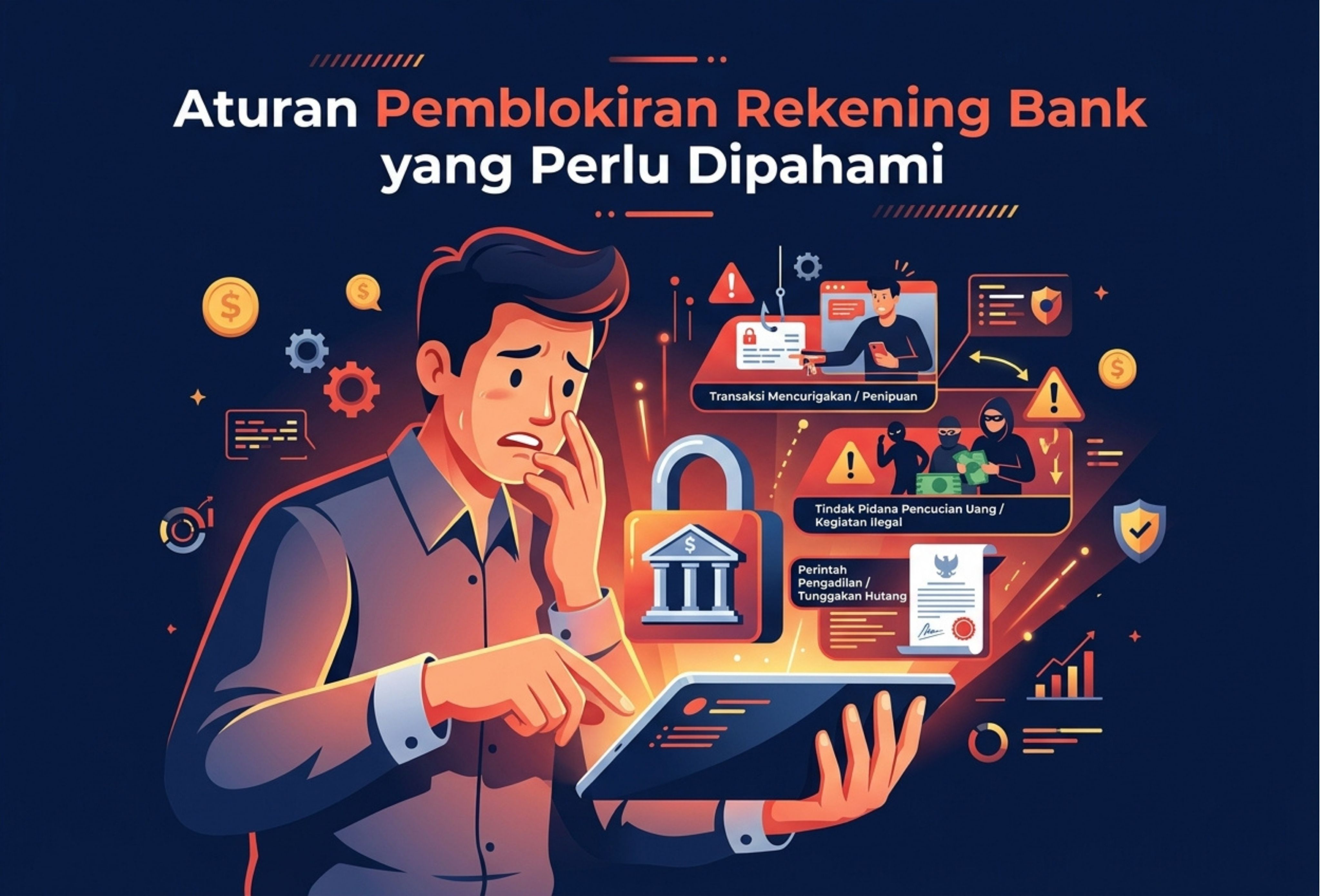 Aturan Pemblokiran Rekening Bank yang Perlu Dipahami