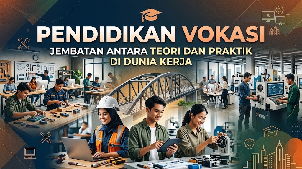Pendidikan Vokasi Jembatan antara Teori dan Praktik di Dunia Kerja
