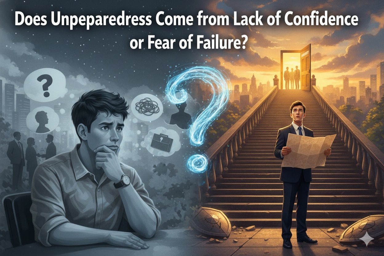 Does Unpreparedness Come from Lack of Confidence or Fear of Failure?