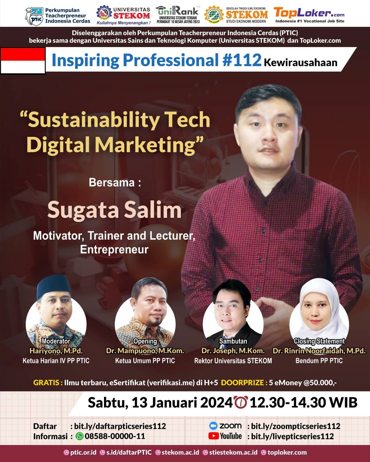 INSPIRING PROFESSIONAL Sustainability Tech Digital Marketing
