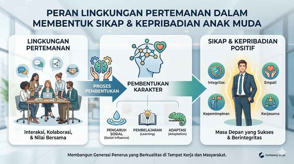 Peran Lingkungan Pertemanan dalam Membentuk Sikap dan Kepribadian Anak Muda