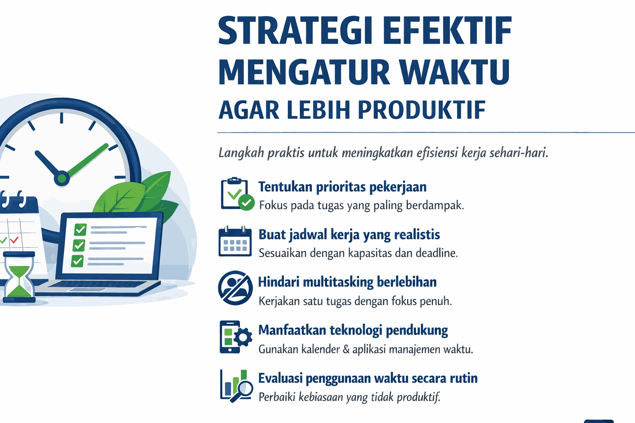 Strategi Efektif Mengatur Waktu Agar Lebih Produktif