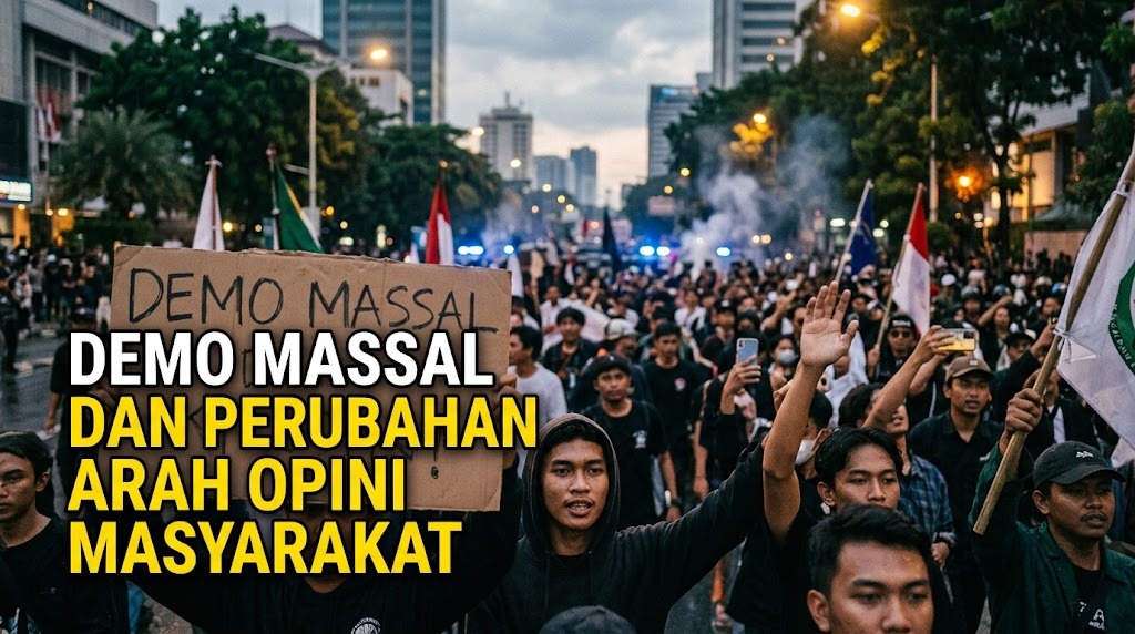 Demo Massal dan Perubahan Arah Opini Masyarakat