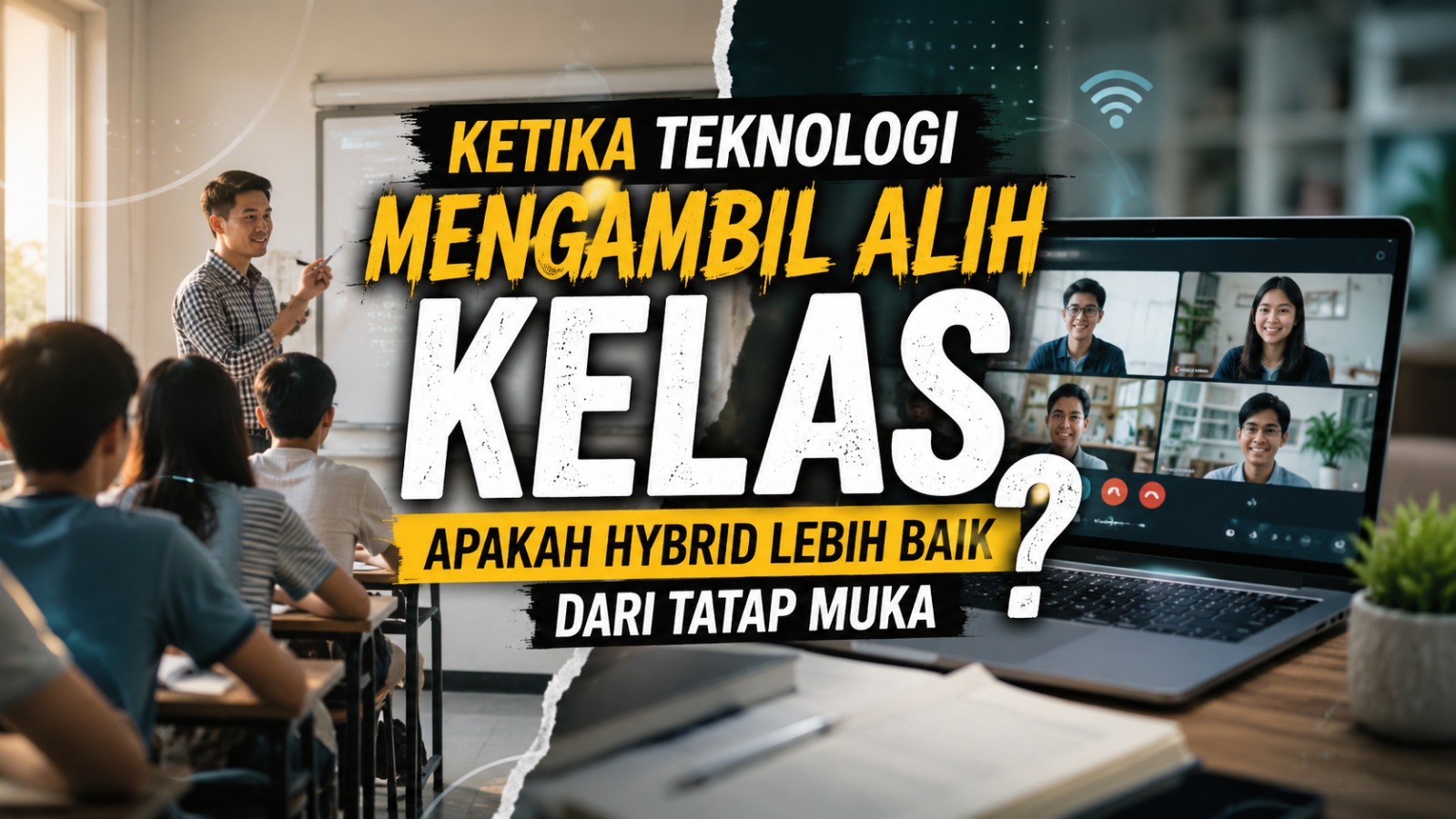 Ketika Teknologi Mengambil Alih Kelas Apakah Hybrid Lebih Baik dari Tatap Muka?