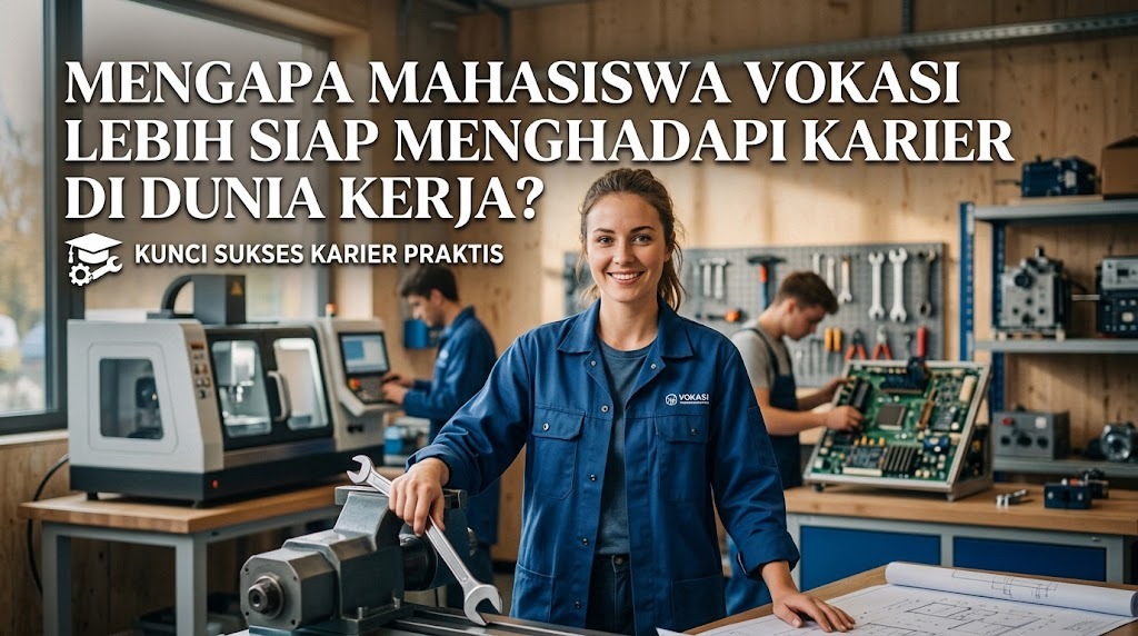 Mengapa Mahasiswa Vokasi Lebih Siap Menghadapi Karier Di Dunia Kerja?