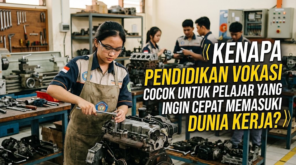 Kenapa Pendidikan Vokasi Cocok Untuk Pelajar Yang Ingin Cepat Memasuki Dunia Kerja?