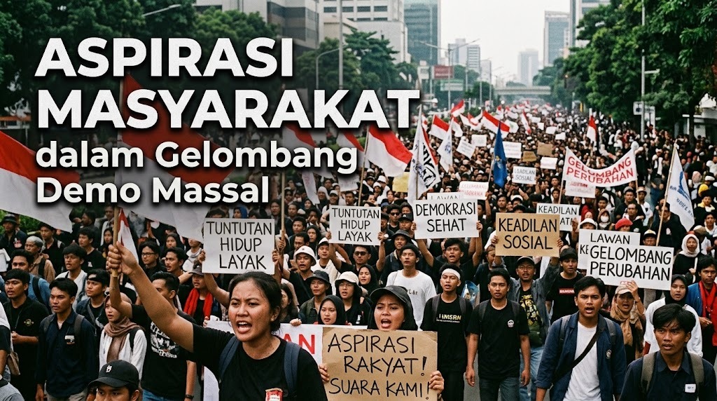Aspirasi Masyarakat dalam Gelombang Demo Massal