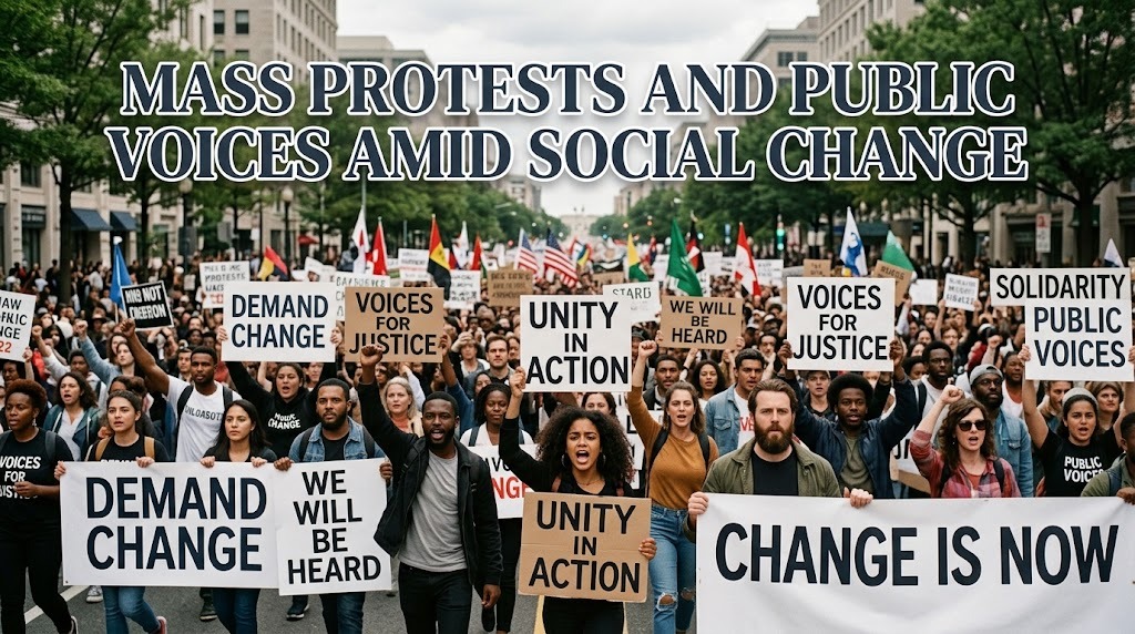 Mass Protests and Public Voices Amid Social Change