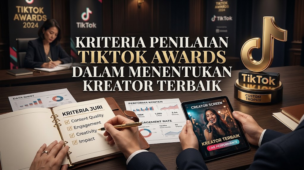 Kriteria Penilaian TikTok Awards dalam Menentukan Kreator Terbaik