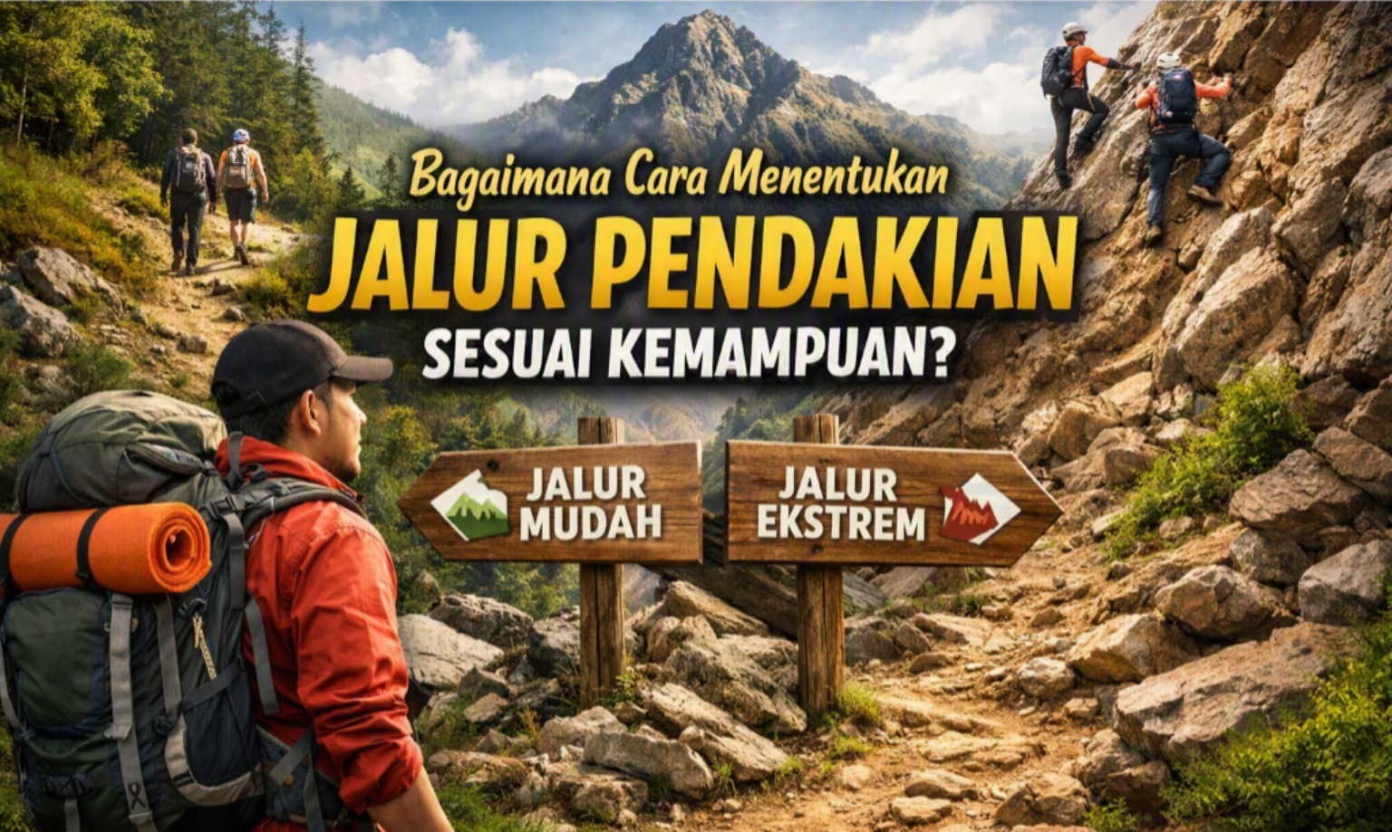 Bagaimana Cara Menentukan Jalur Pendakian Sesuai Kemampuan?