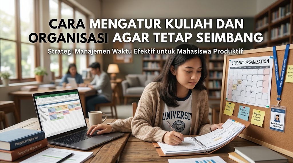 Cara Mengatur Kuliah dan Organisasi agar Tetap Seimbang