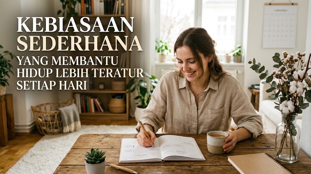 Kebiasaan Sederhana yang Membantu Hidup Lebih Teratur Setiap Hari