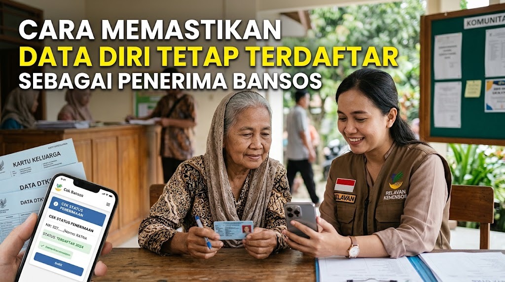 Cara Memastikan Data Diri Tetap Terdaftar Sebagai Penerima Bansos