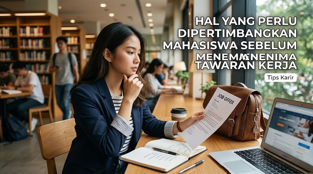 Hal yang Perlu Dipertimbangkan Mahasiswa Sebelum Menerima Tawaran Kerja