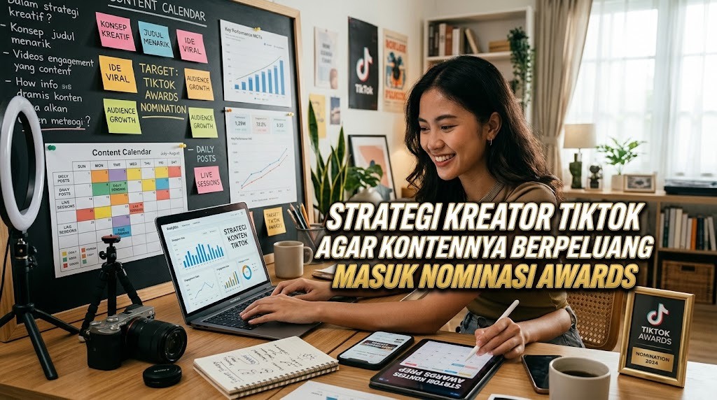 Strategi Kreator TikTok agar Kontennya Berpeluang Masuk Nominasi Awards