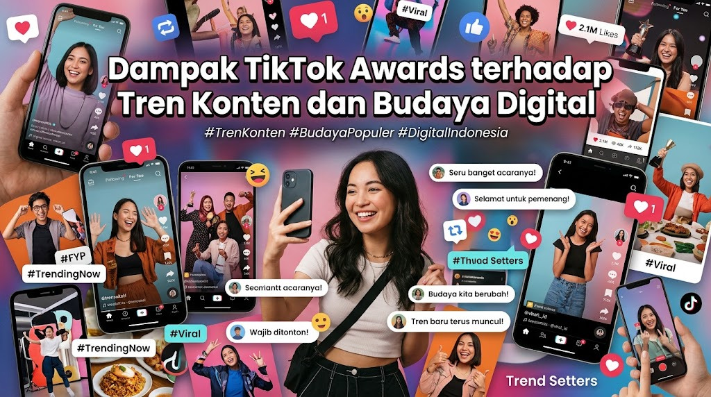 Dampak TikTok Awards terhadap Tren Konten dan Budaya Digital