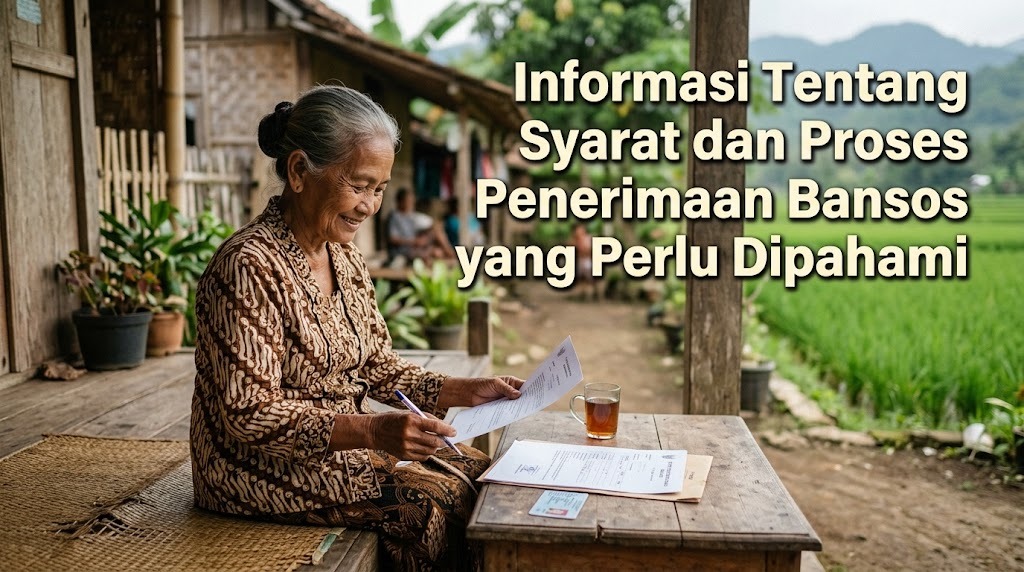 Informasi Tentang Syarat Dan Proses Penerimaan Bansos Yang Perlu Dipahami