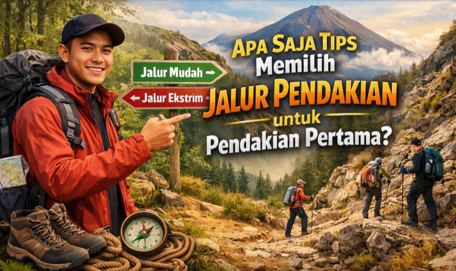 Apa Saja Tips Memilih Jalur Pendakian untuk Pendakian Pertama?