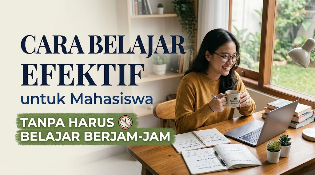 Cara Belajar Efektif untuk Mahasiswa Tanpa Harus Belajar Berjam Jam
