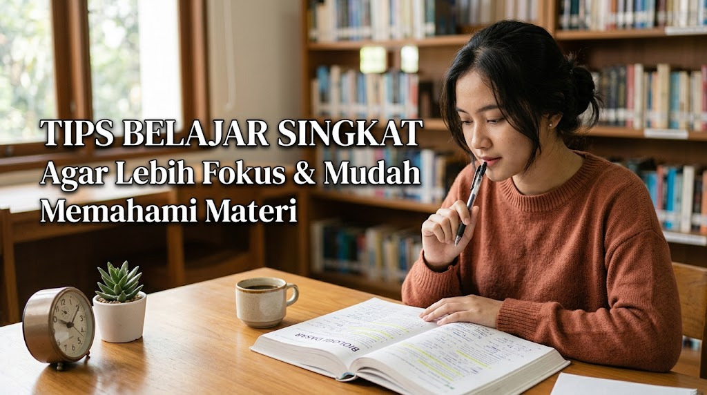 Tips Belajar Singkat agar Lebih Fokus dan Mudah Memahami Materi
