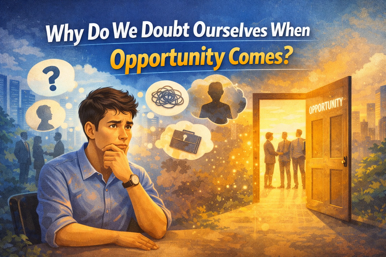Why Do We Doubt Ourselves When Opportunity Comes?