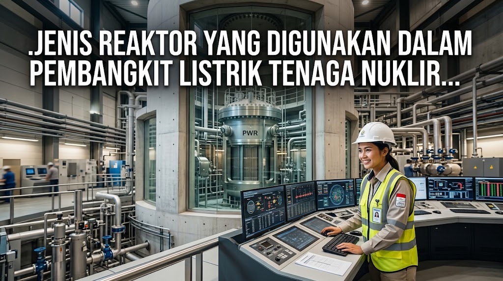 Jenis Reaktor yang Digunakan dalam Pembangkit Listrik Tenaga Nuklir