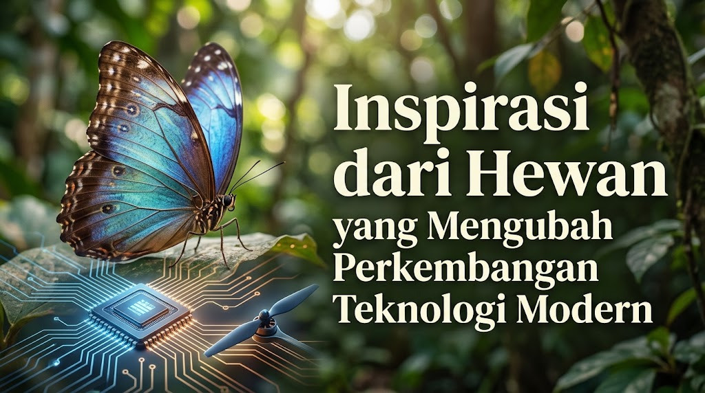 Inspirasi dari Hewan yang Mengubah Perkembangan Teknologi Modern