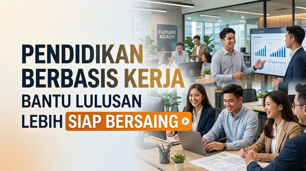 Pendidikan Berbasis Kerja Bantu Lulusan Lebih Siap Bersaing