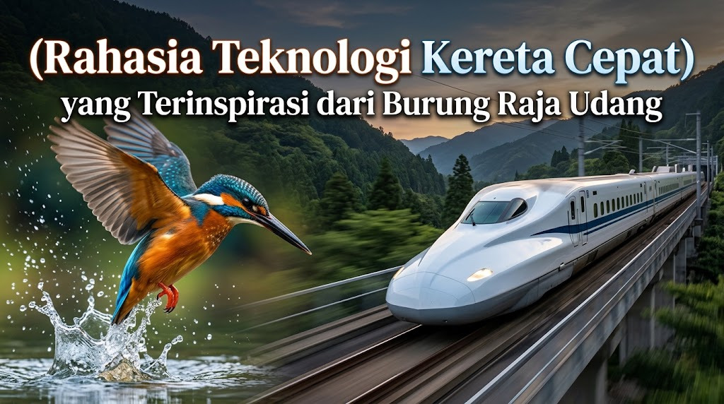 Rahasia Teknologi Kereta Cepat yang Terinspirasi dari Burung Raja Udang