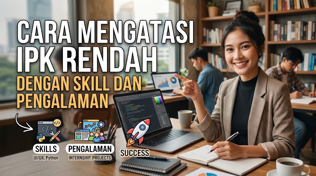 Cara Mengatasi IPK Rendah dengan Skill dan Pengalaman