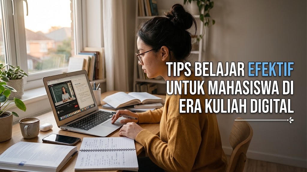 Tips Belajar Efektif untuk Mahasiswa di Era Kuliah Digital