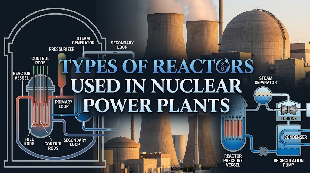 Types of Reactors Used in Nuclear Power Plants