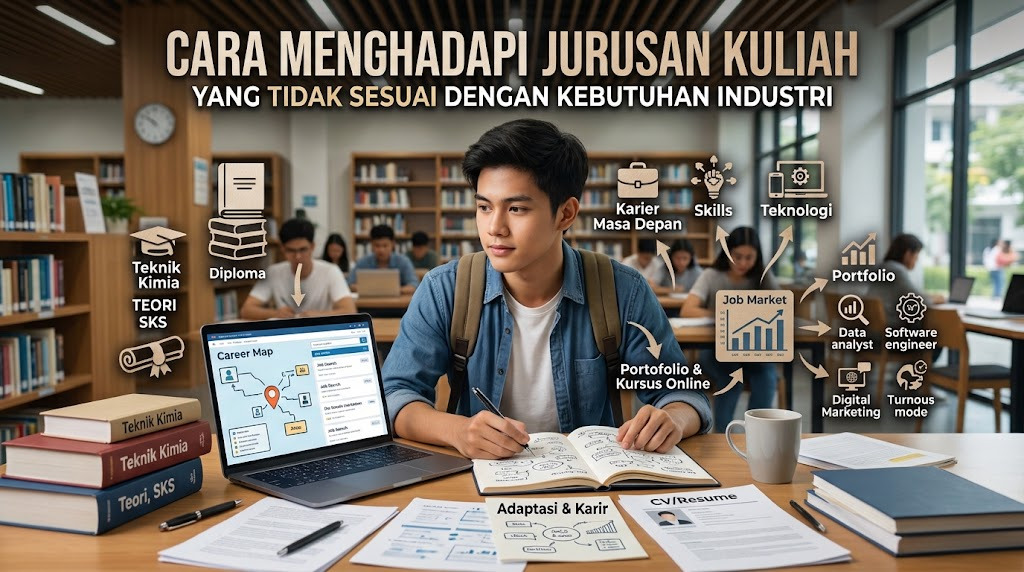Cara Menghadapi Jurusan Kuliah yang Tidak Sesuai dengan Kebutuhan Industri